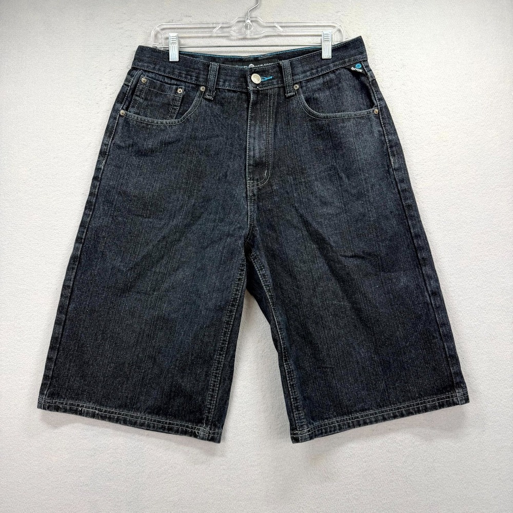 Vintage Enyce Baggy Jean Shorts Mens 34 Blue Denim Y2K‎ Skater Grunge Streetwear